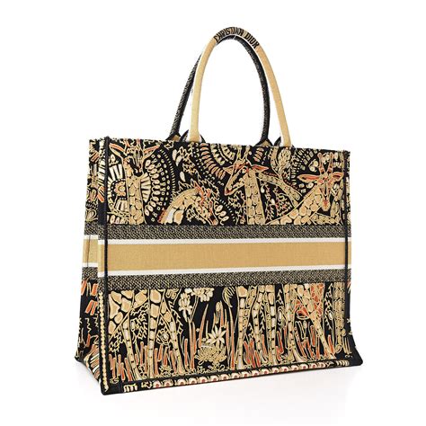 dior giraffe book tote